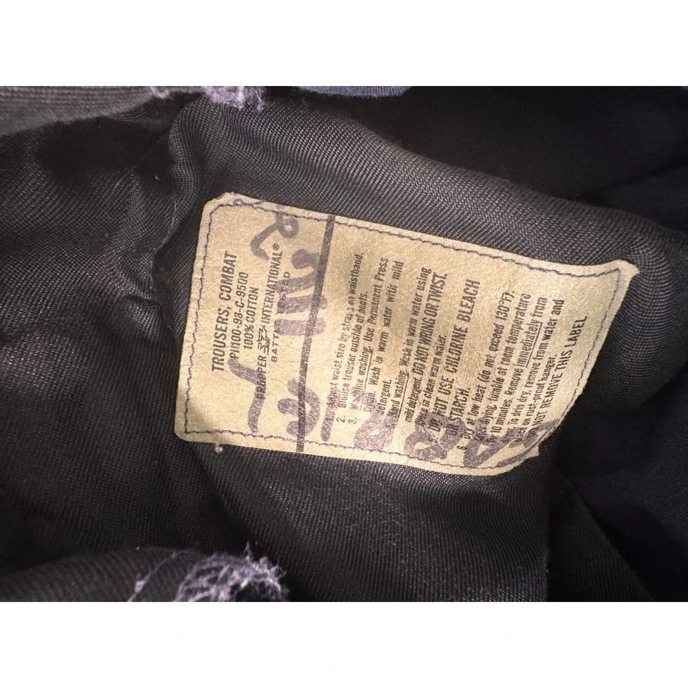 PROPPER Mens Tactical Cargo Pants Size Blue ‎ Gusset Reinforced Medium